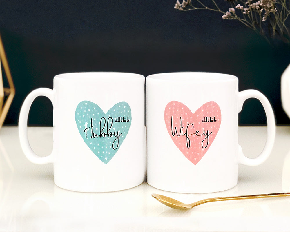 Hubby and Wifey Mug