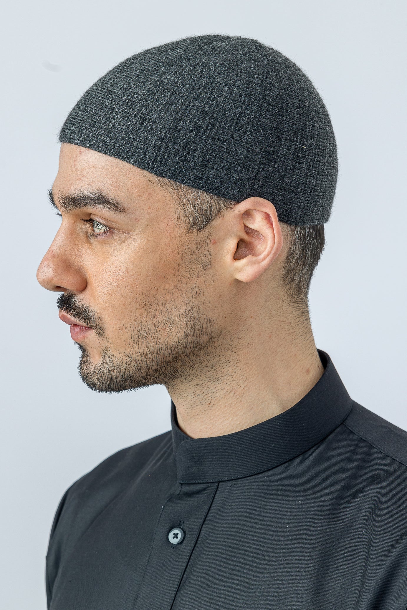 Dark Grey Turkish Head Cap