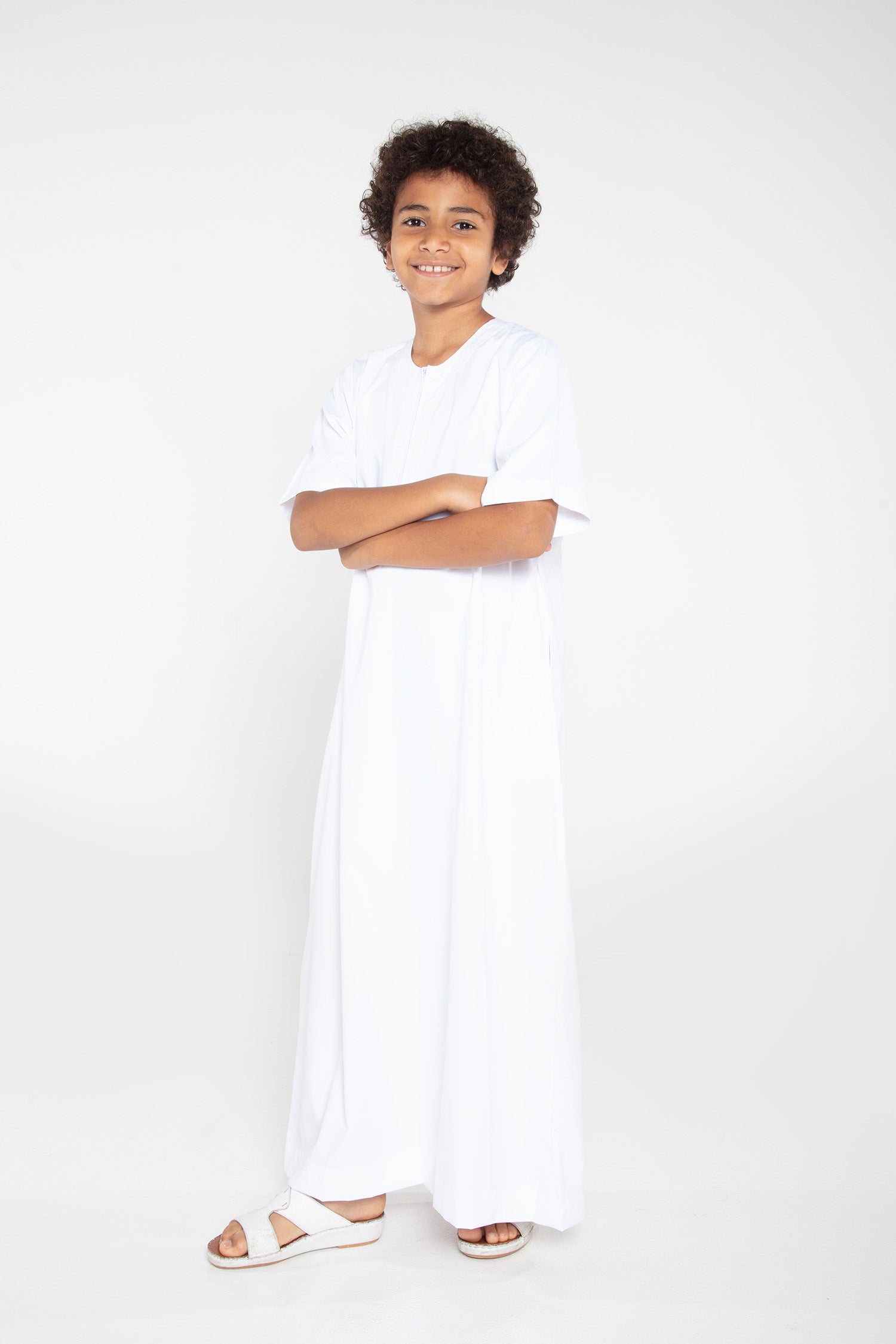 J110 Boys White Short Sleeve