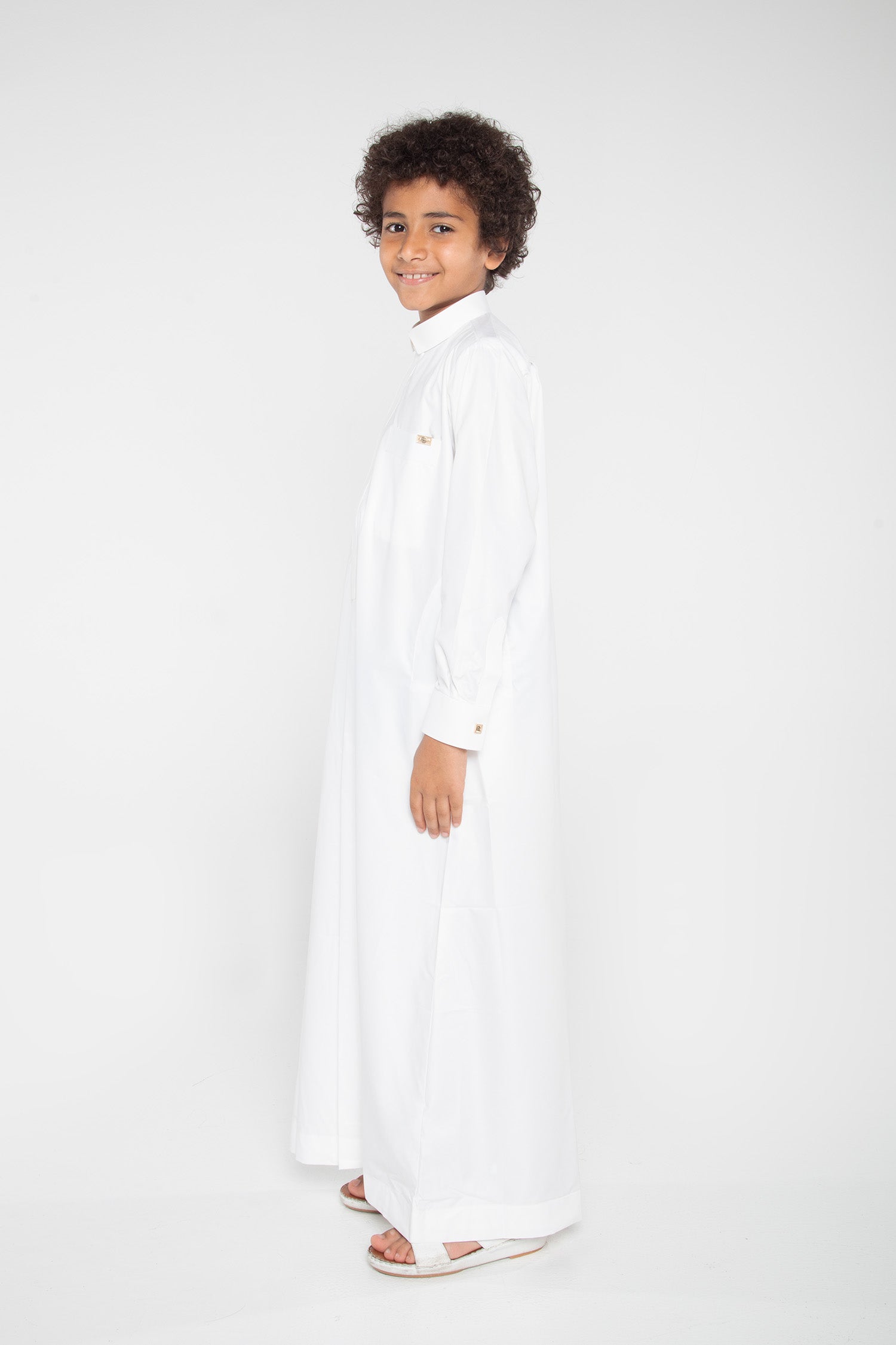 Off White Qatari Boys Thobe