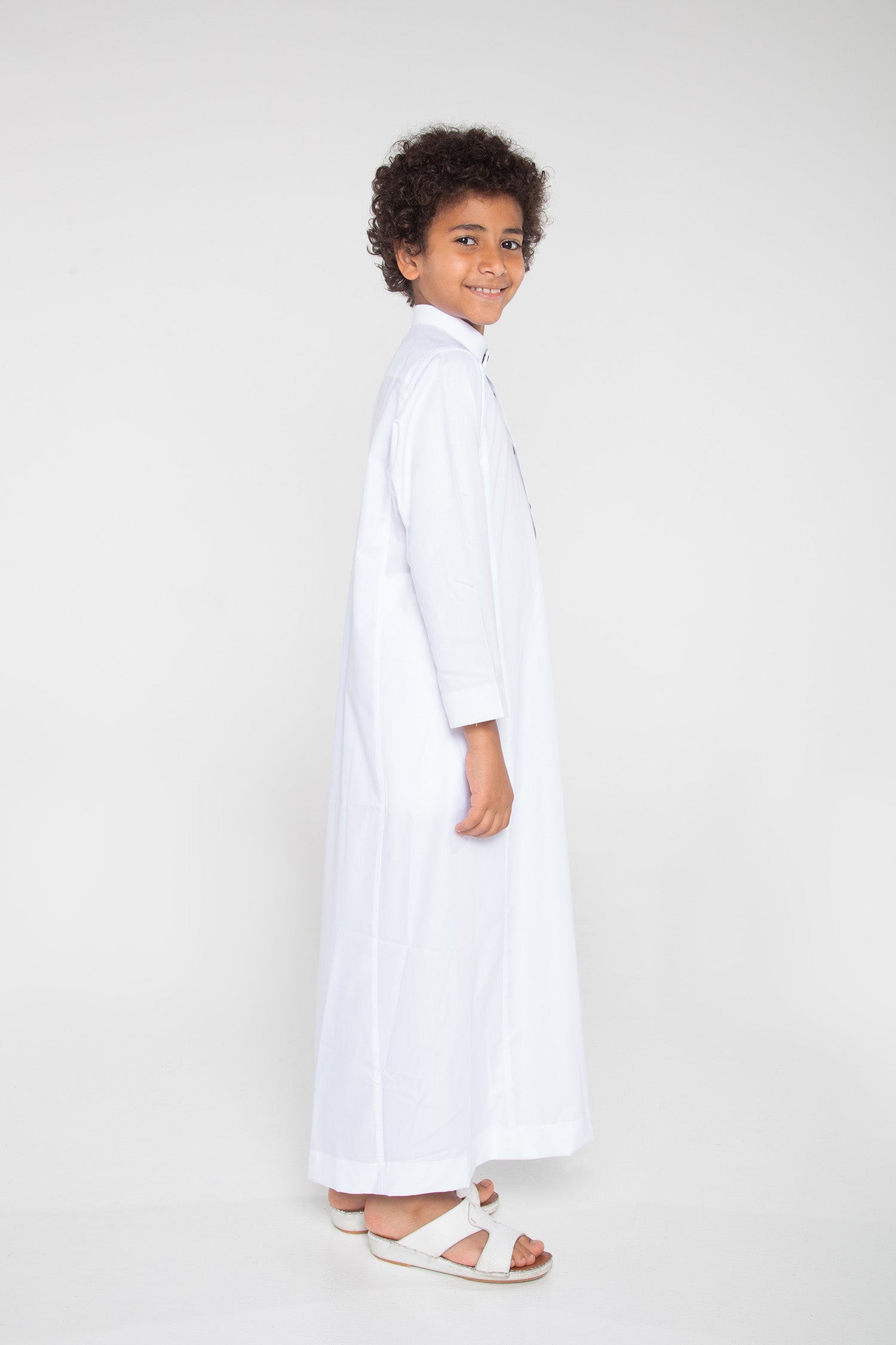 White Saudi Kids Studded