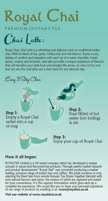 Royal Chai Latte