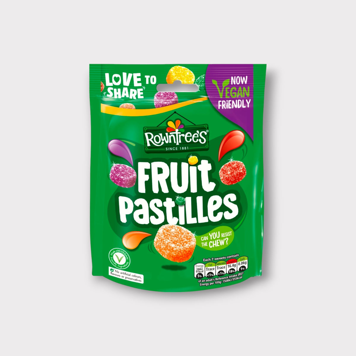 Rowntree&#39;s Fruit Pastilles Vegan