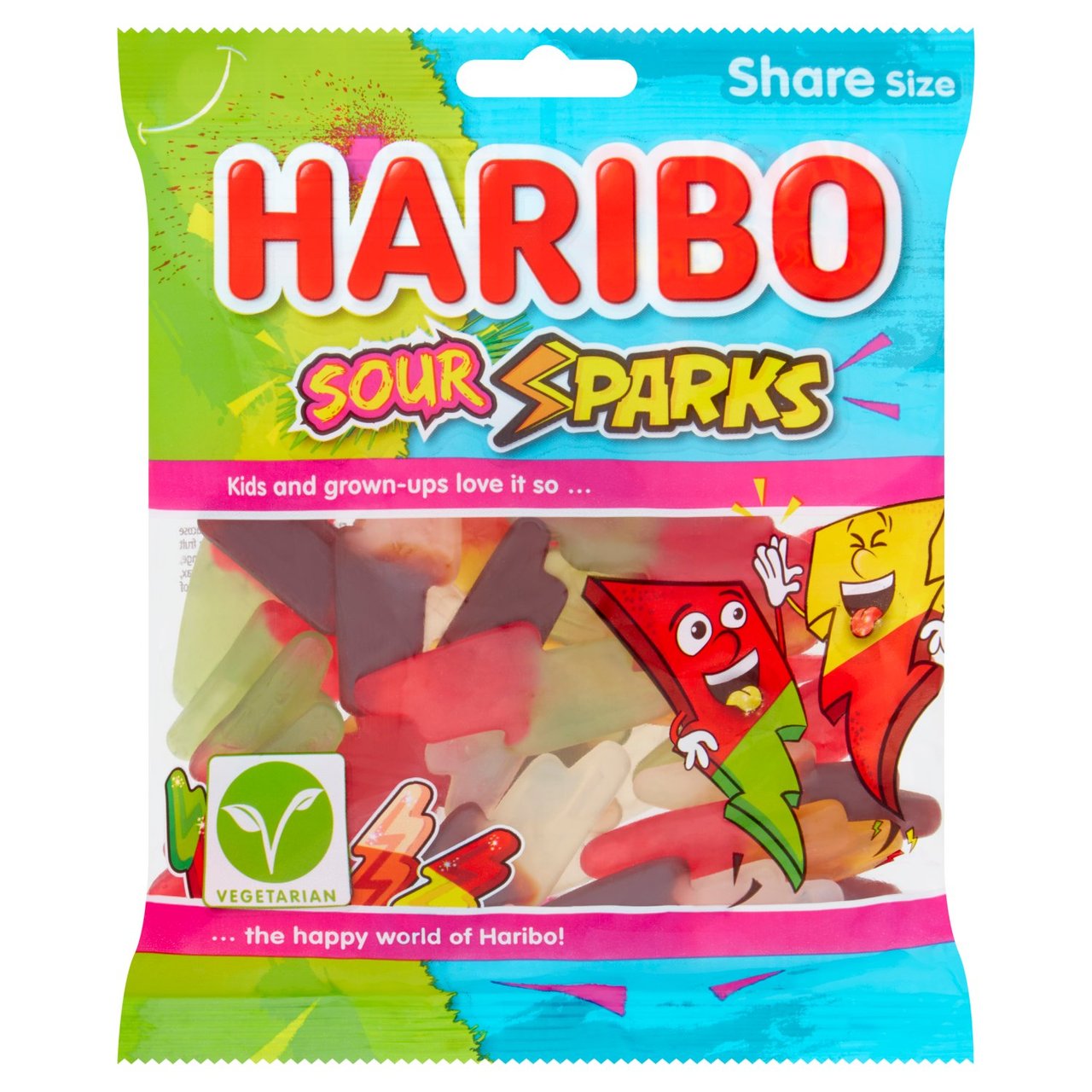 Haribo Sour Spark 140gm