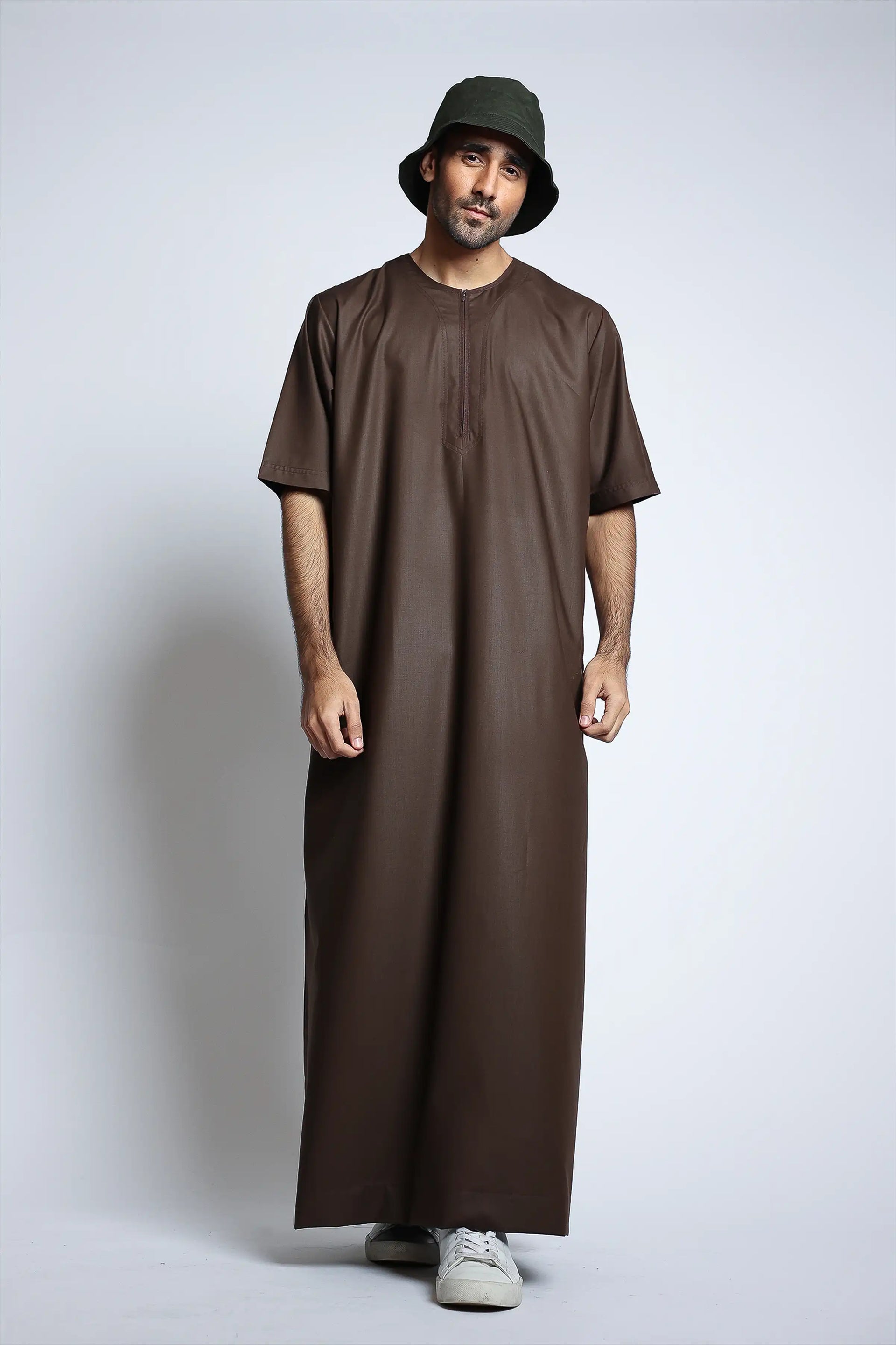 J152 Morocco Brown Half Sleeve