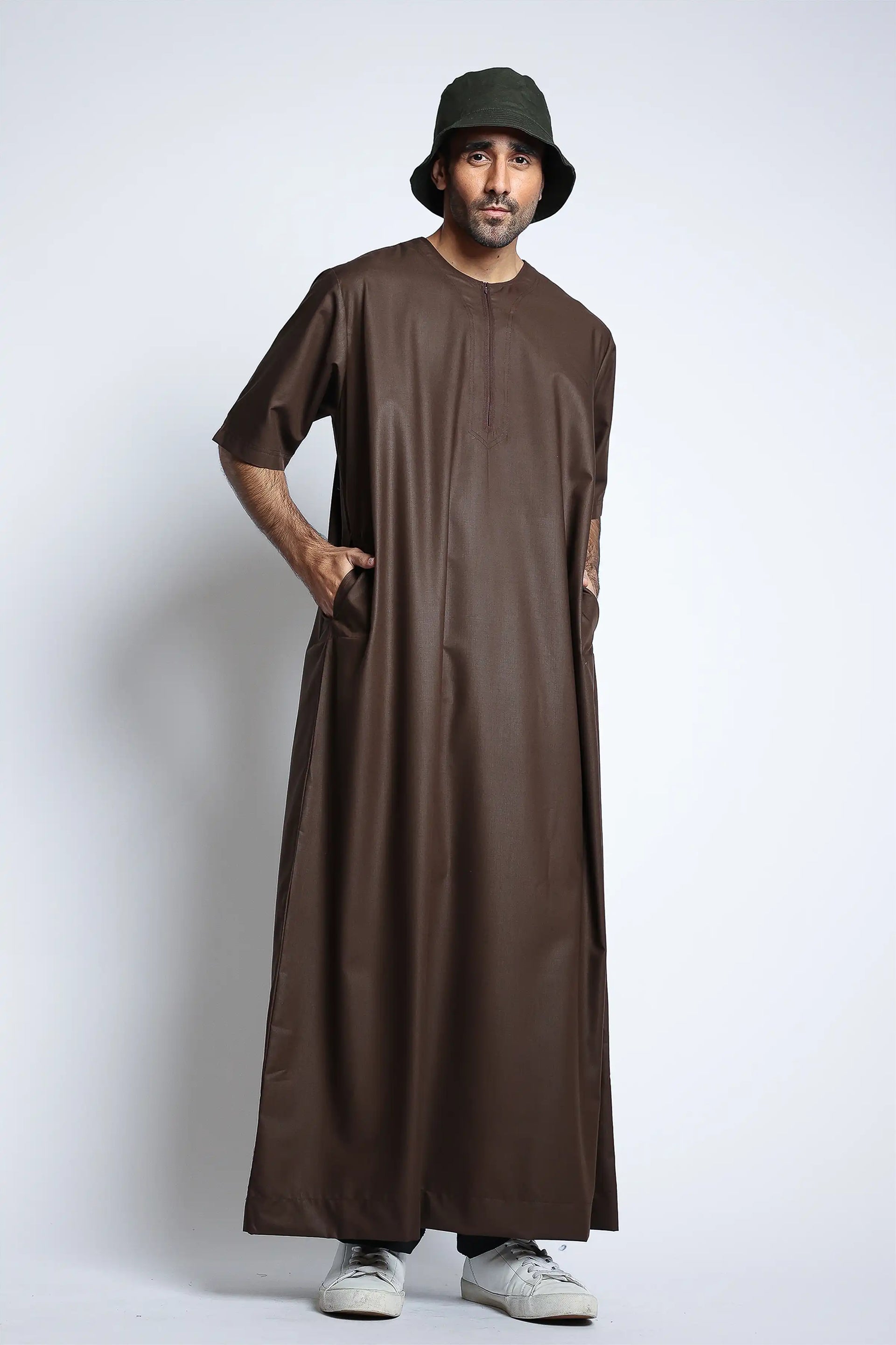 J152 Morocco Brown Half Sleeve