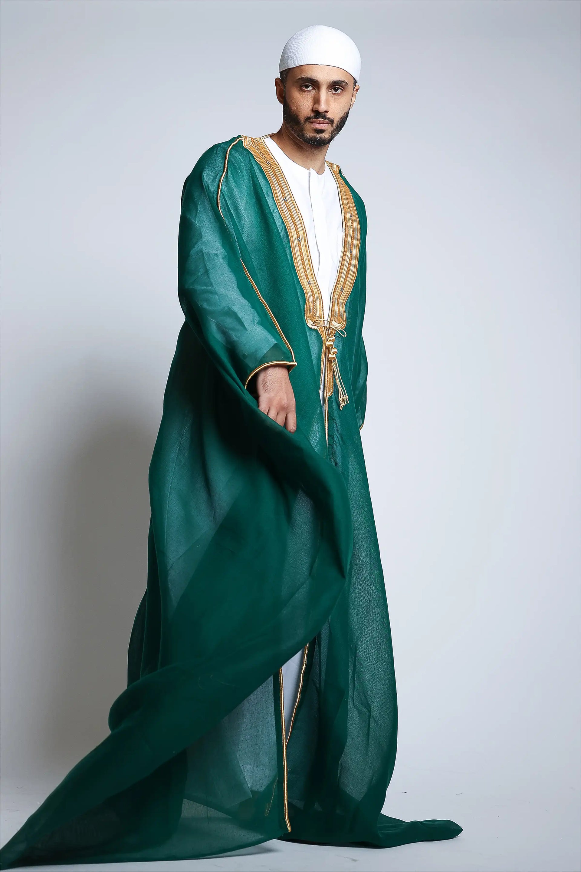 Pine Green Bisht