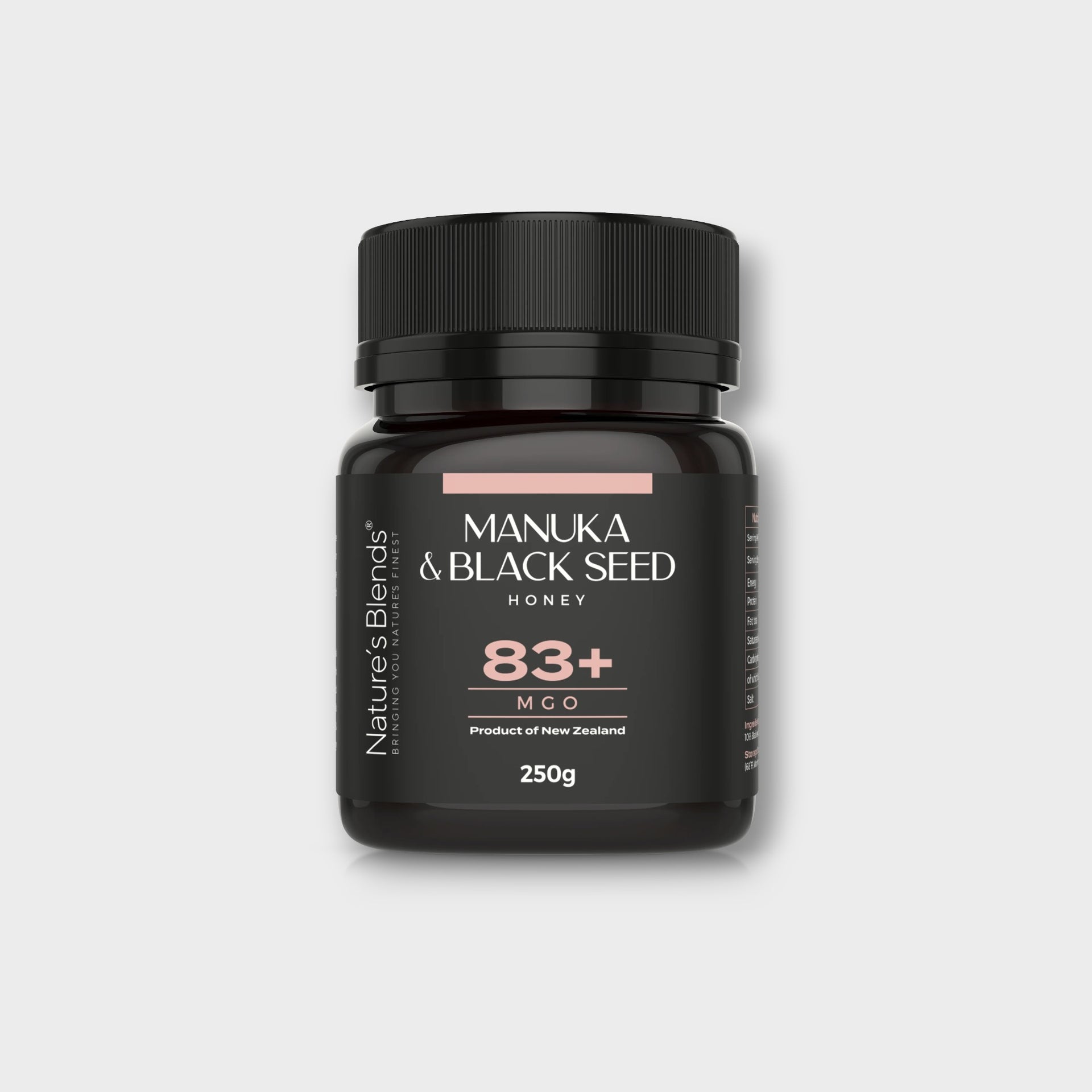 Black Seed & Manuka Honey 83+ MGO (250g)