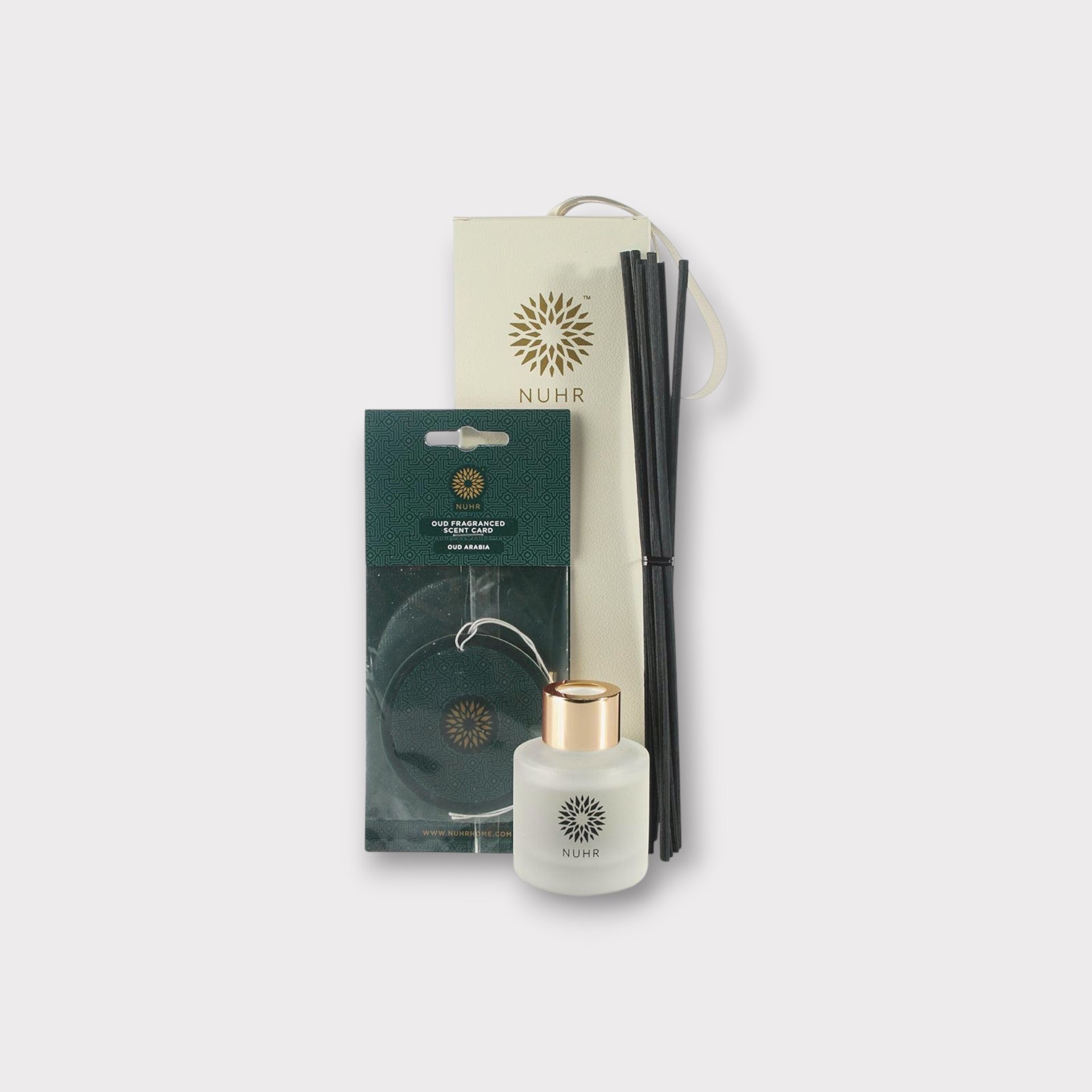 Mini Diffuser and Scent Card Gift Set - Oud Arabia