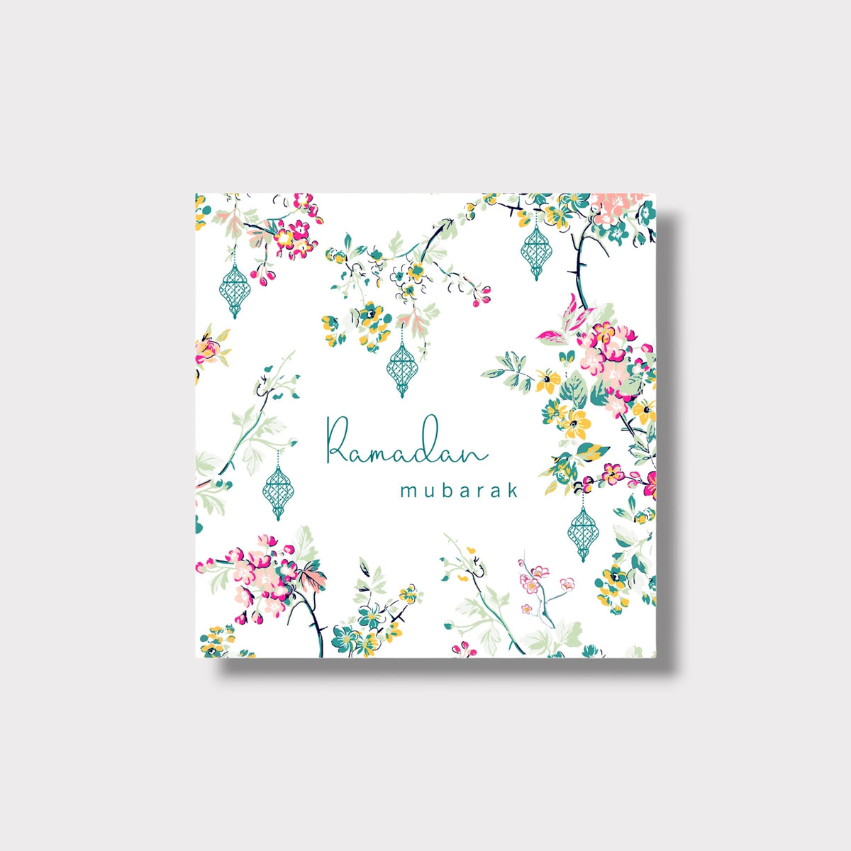 Ramadan Mubarak White - Sakura Range