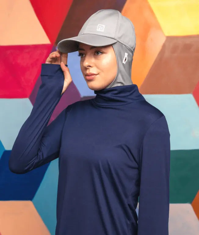 Activewear Grey Cap Hijab