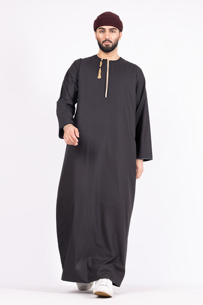 Black|Beige Kids Habeel