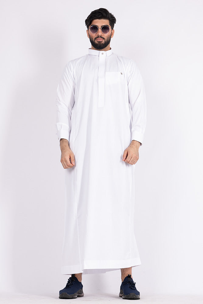 Collared Jubbah White 012 - jubbascom