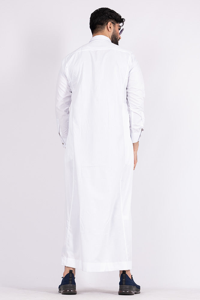 Collared Jubbah White 012 - jubbascom