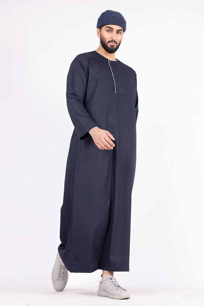 IHVAN Muslim Prayer Dress for Men, Muslim Mens Jubbah, Jubba