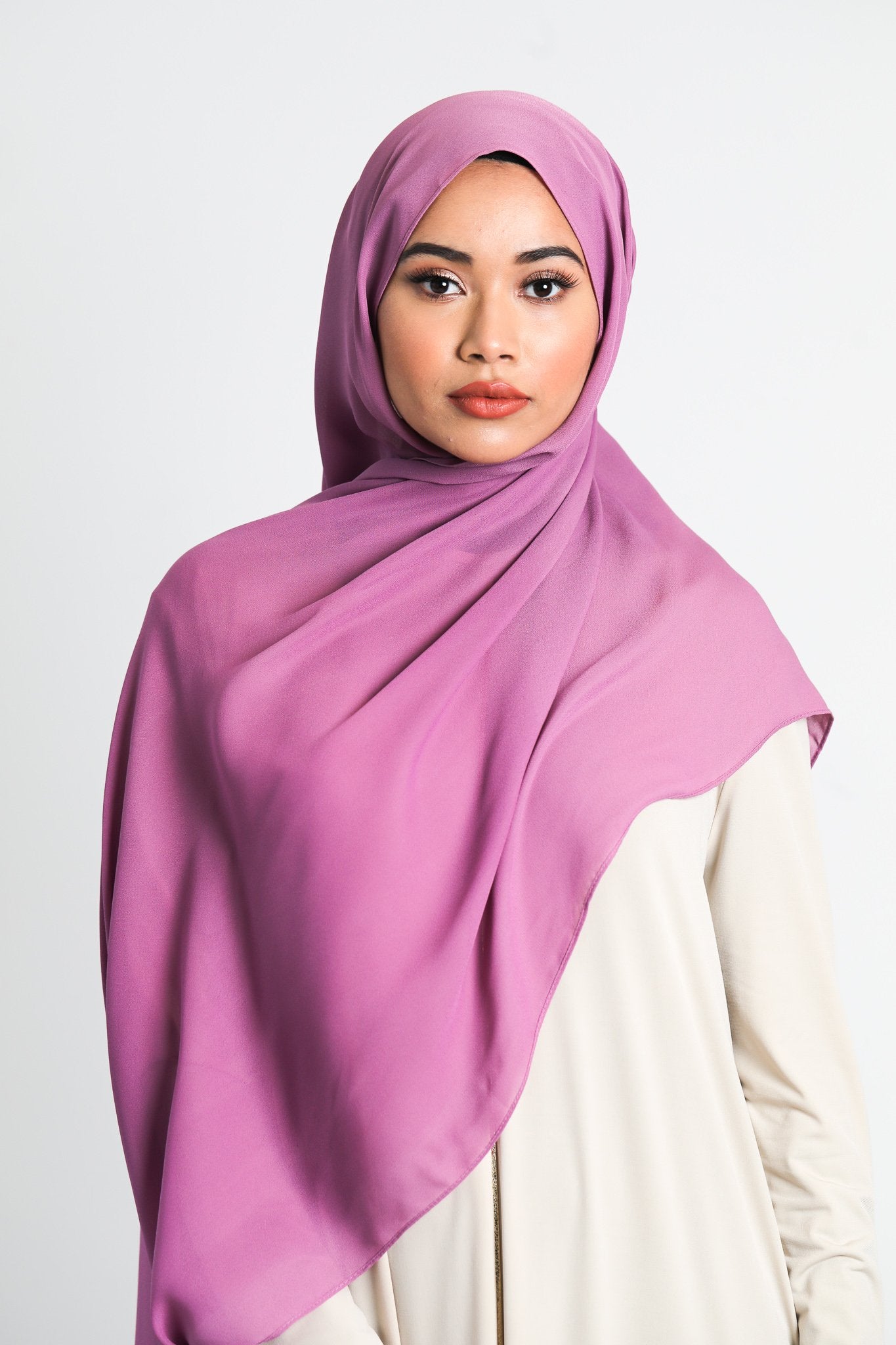 Chiffon Scarf | Purple - jubbas.com