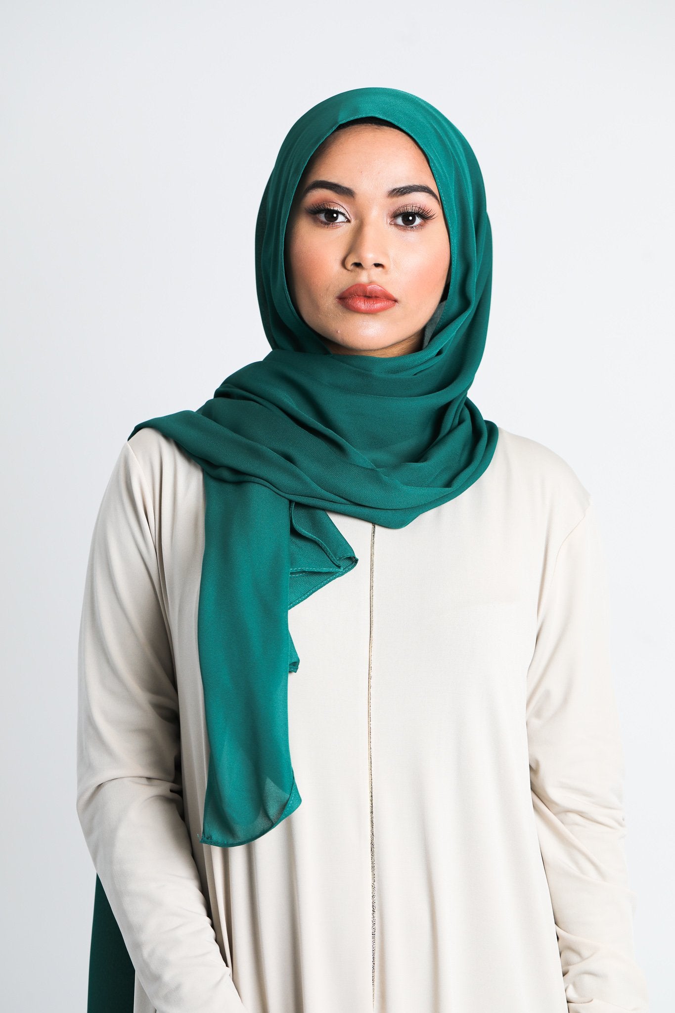 Chiffon Scarf | Sea Green - jubbas.com