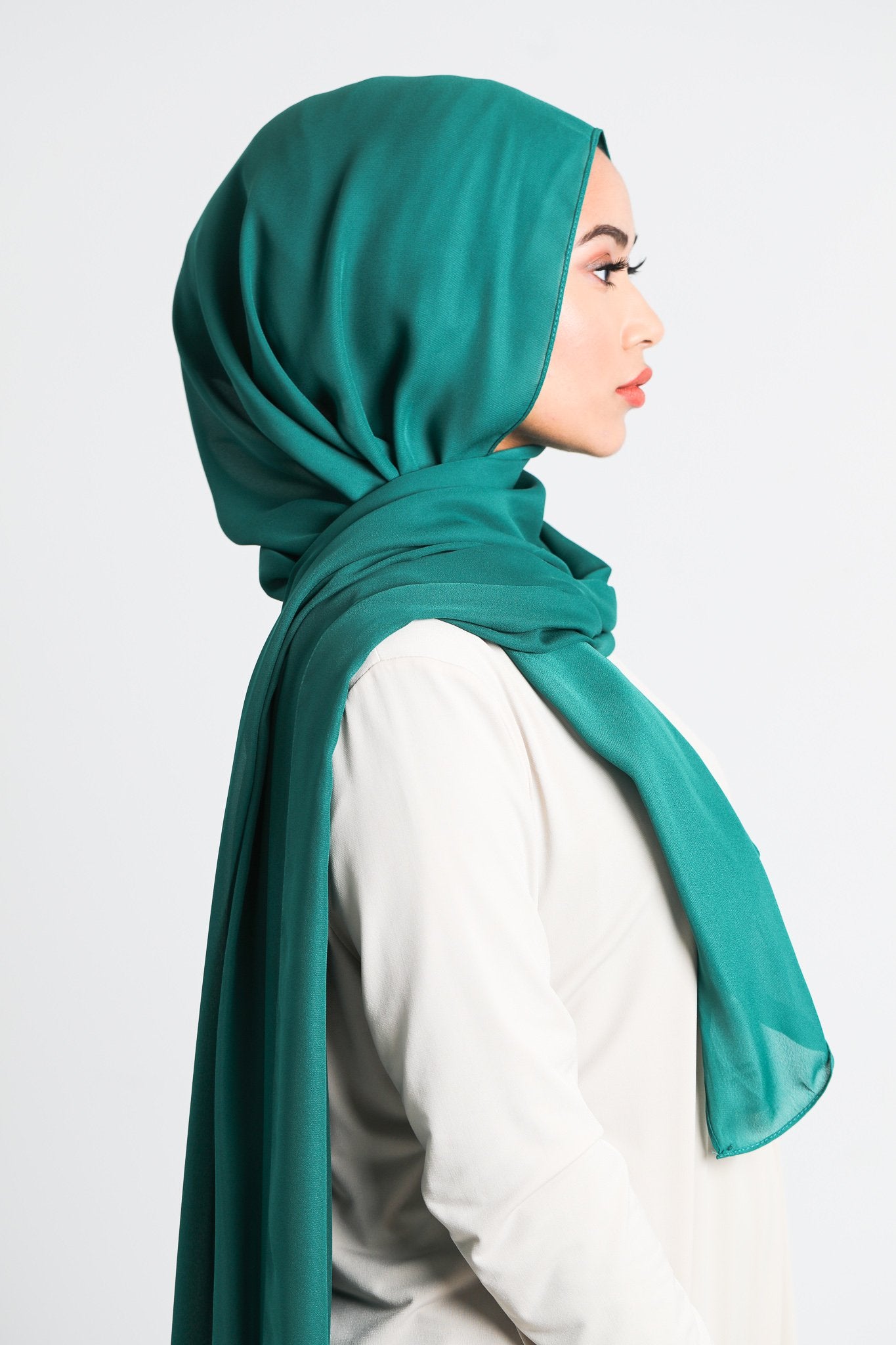 Chiffon Scarf | Sea Green - jubbas.com