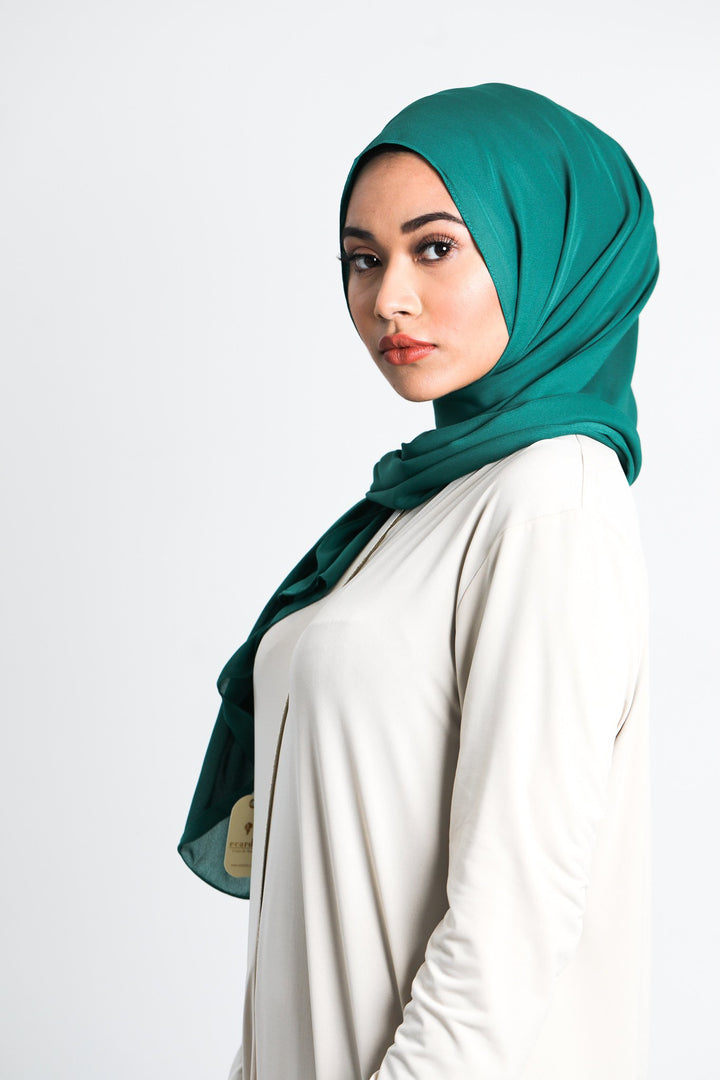 Chiffon Scarf | Sea Green - jubbas.com