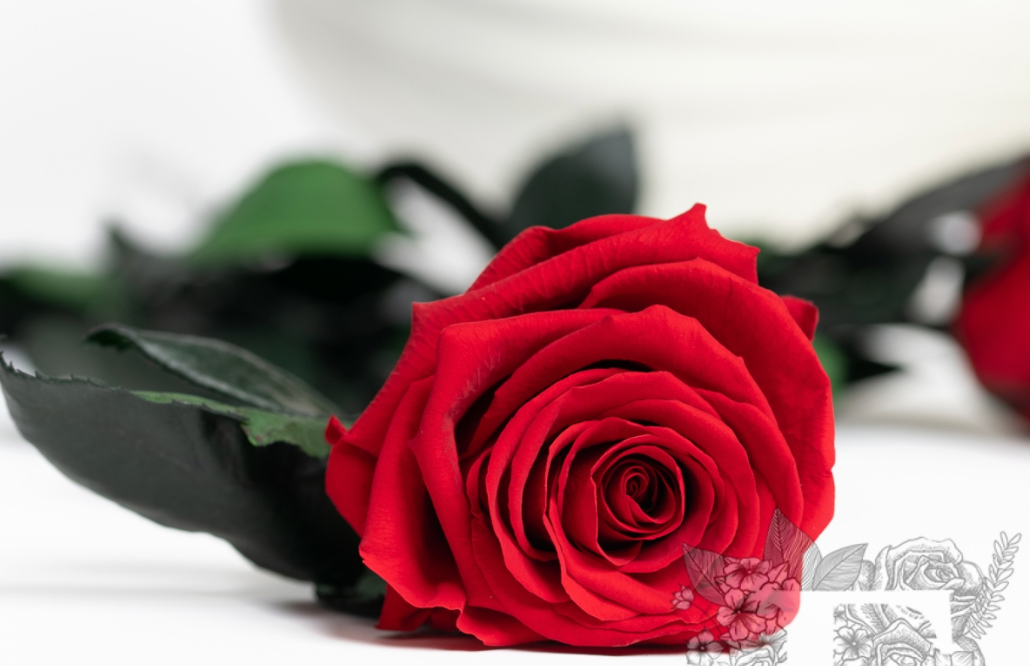 Preserved Red Rose