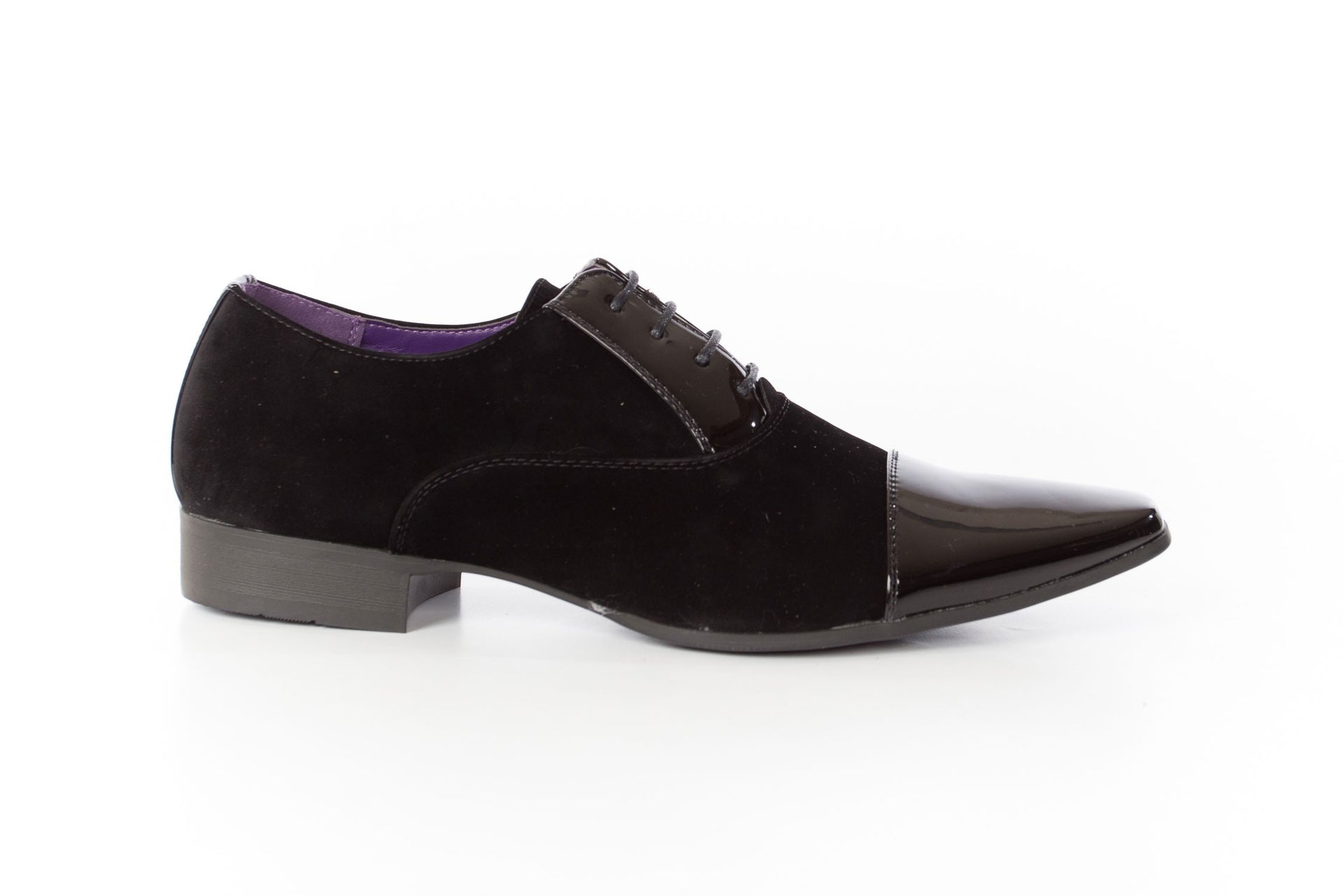 Black Patent/Suede Shoes - jubbascom