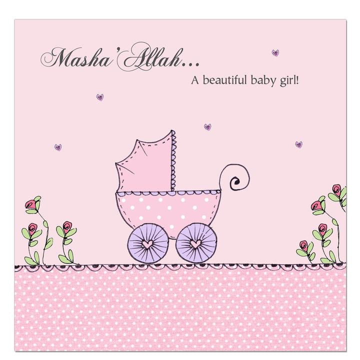 A Beautiful Baby Girl Card