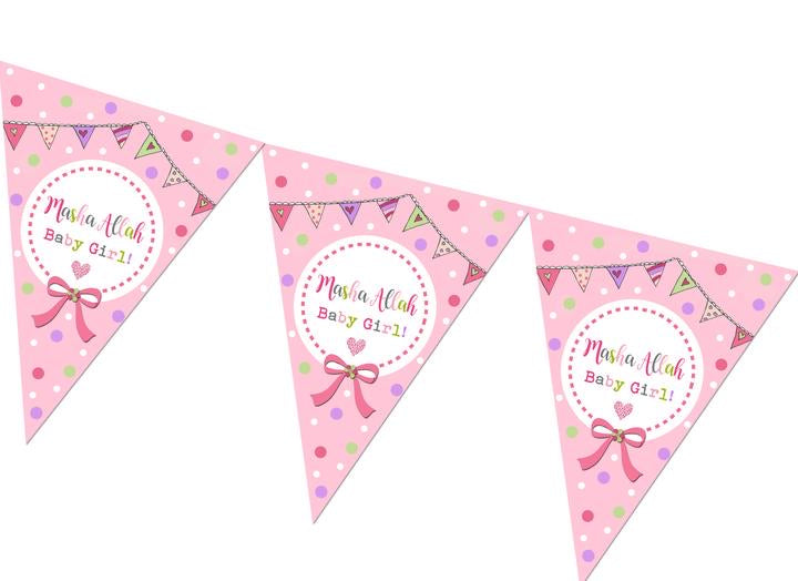 Baby Girl Bunting - jubbas.com