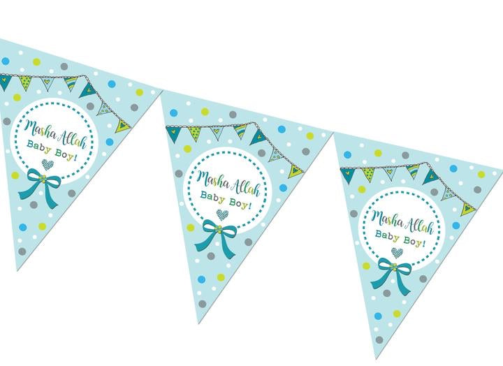 Baby Boy Bunting - jubbas.com