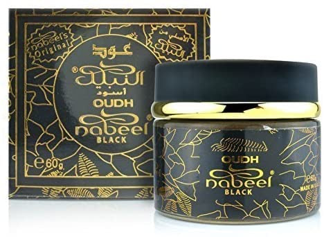 Oudh Nabeel Black Bakhoor 60g - jubbas.com