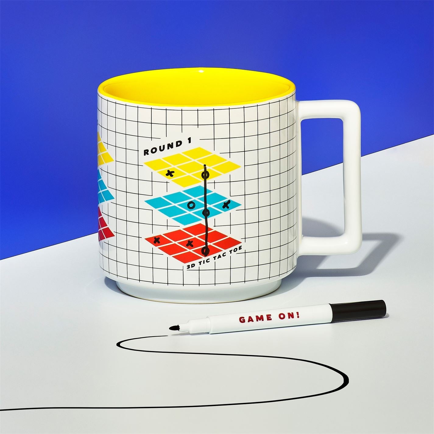 Tic Tac Toe Game Mug & Pen