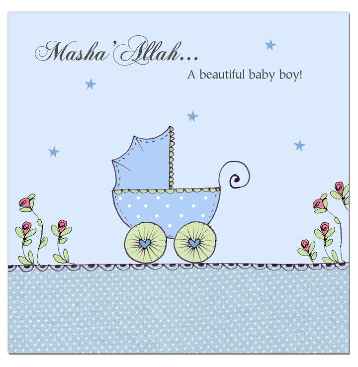 Beautiful Baby Boy Card