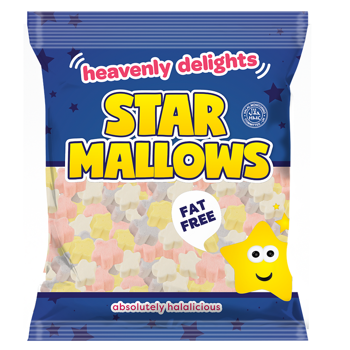 Marshmallows Star Mallow Shape - jubbas.com