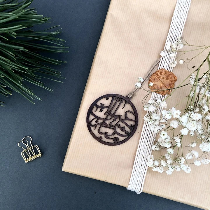 Wooden Eid Gift Tags