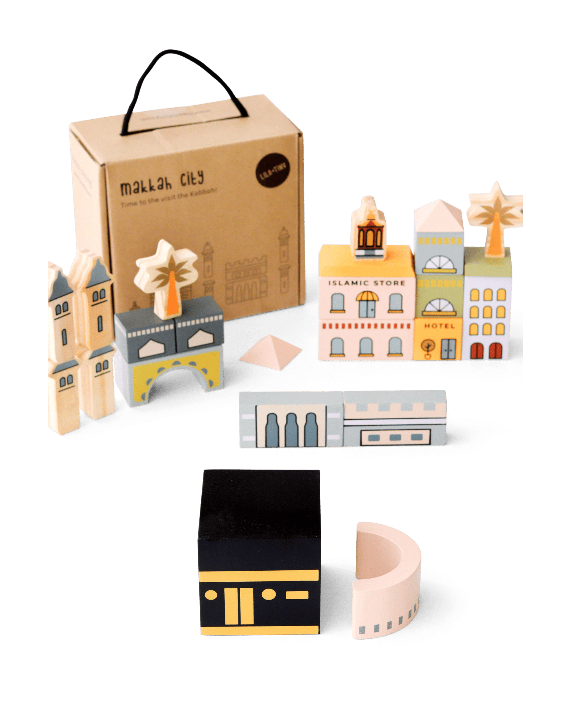 Makkah City Wooden Set