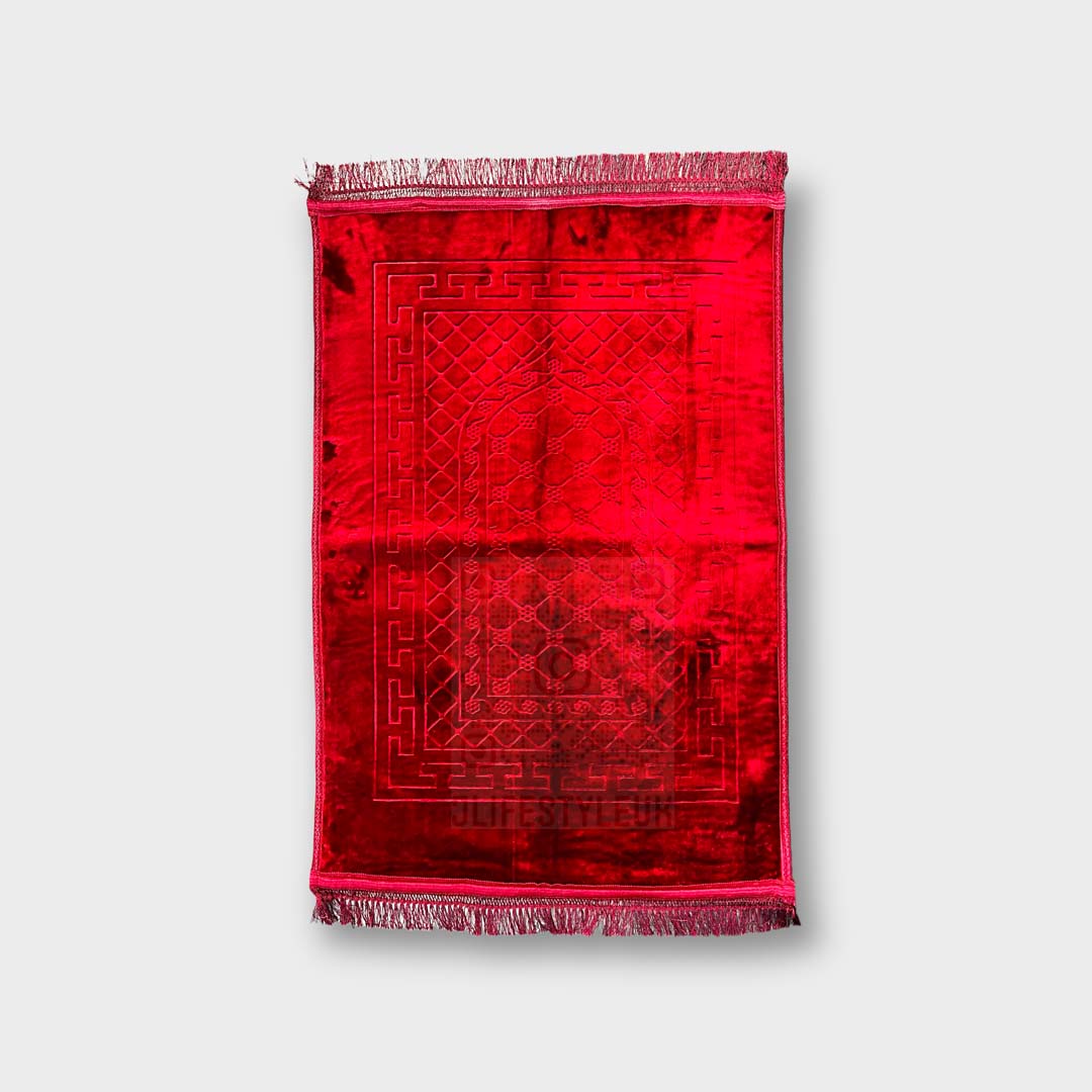 Foam Deep Red Prayer Mat