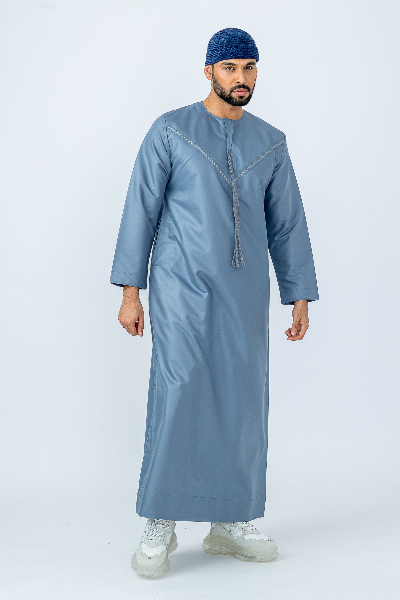 Pastel Grey Emirati Thobe