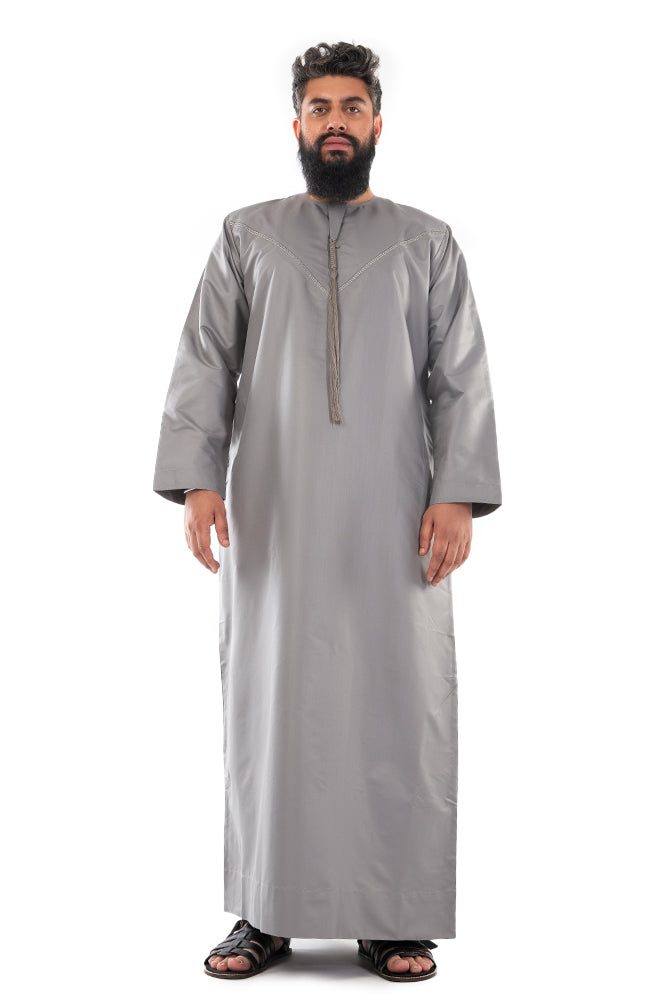 Silver Emirati Thobe