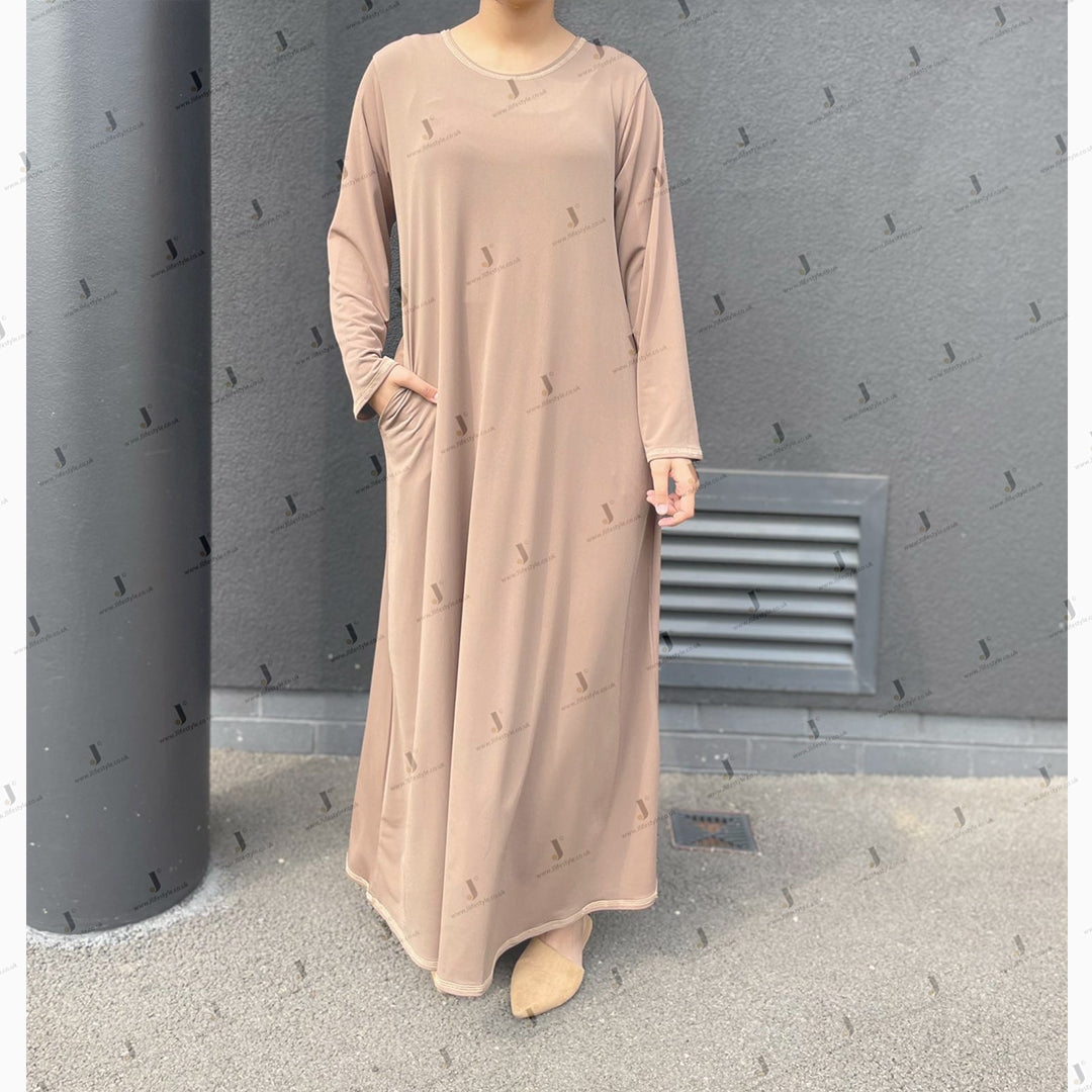 Plain Ladies Abaya - jubbascom