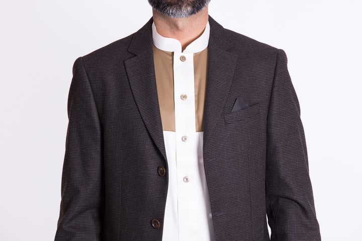 Cream Gold Patch Jubba - JLifestyle Store