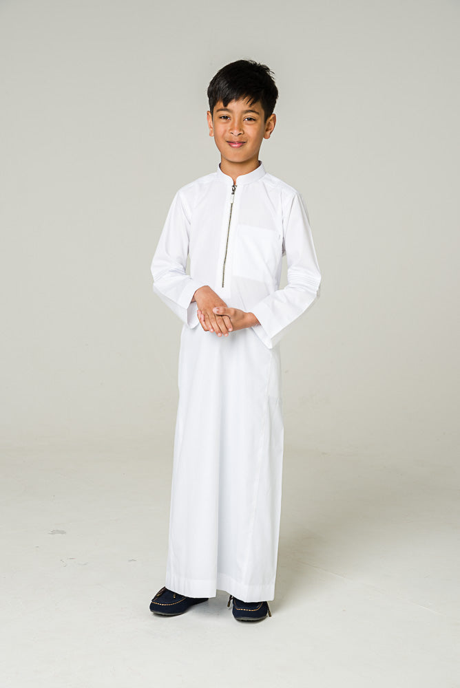 White Stitch Kids Jubba