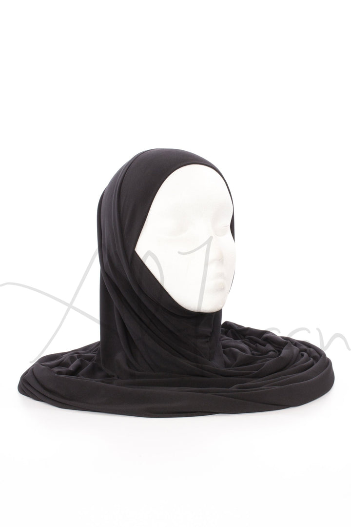 Yusra 2in1 Burkha Black - jubbascom